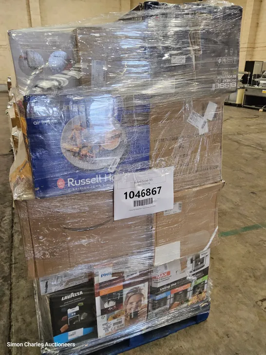 PALLET OF APPROXIMATELY 34 UNPROCESSED RAW RETURN HOUSEHOLD AND ELECTRICAL GOODS TO INCLUDE;