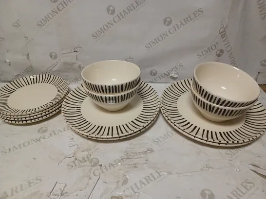 MONO DASH 12 PC DINNER SET RRP £50