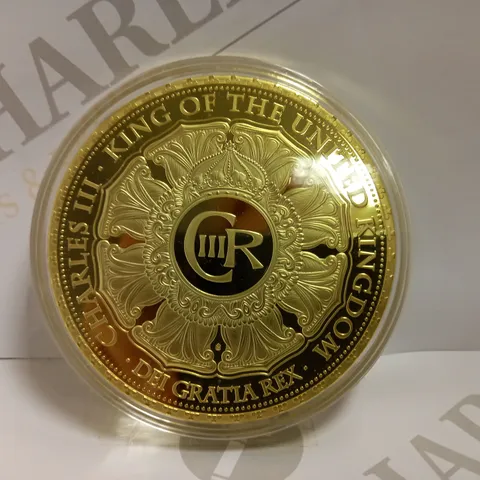 KING CHARLES III GOLD COMMEMORATIVE COIN