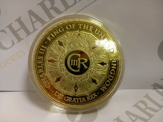 KING CHARLES III GOLD COMMEMORATIVE COIN