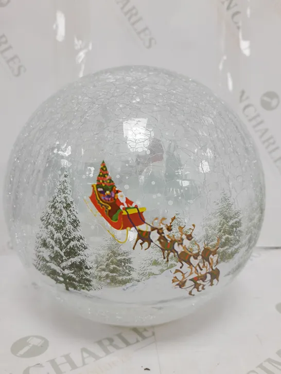 DECORATIVE CHRISTMAS GLASS BALL 