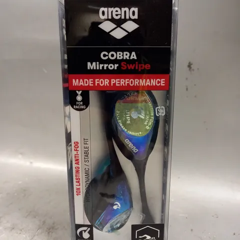 BOXED ARENA COBRA MIRROR SWIPE GOGGLES 