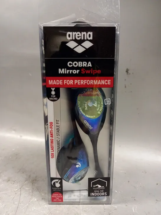 BOXED ARENA COBRA MIRROR SWIPE GOGGLES 