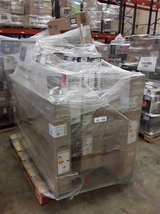 PALLET OF APPROXIMATELY 17 UNPROCESSED RAW RETURN TELEVISIONS TO INCLUDE;