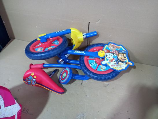 PAW PATROL 2-IN-1 10 INCH BIKE RRP £56.99