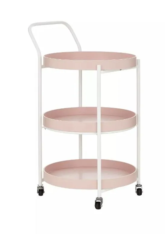 BOXED DARCY ROUND DRINKS TROLLEY