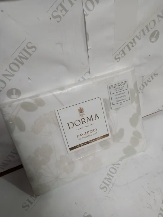 DORMA PRINTED COTTON PILLOWCASE 