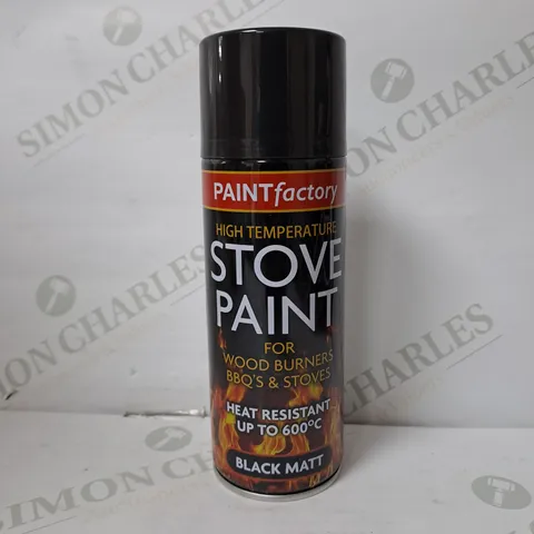 APPROXIMATELY 11 PAINT FACTORY HIGH TEMPERATURE STOVE PAINT 400ML 