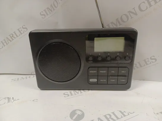 BOXED ASDATECH PORTABLE AM/FM RADIO ATA22AA005A