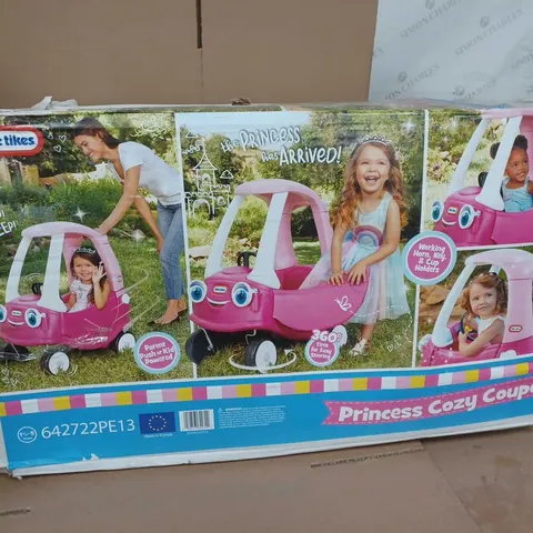 BOXED LITTLE TIKES PRINCESS COZY COUPE