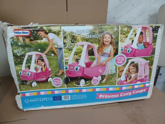 BOXED LITTLE TIKES PRINCESS COZY COUPE RRP £70