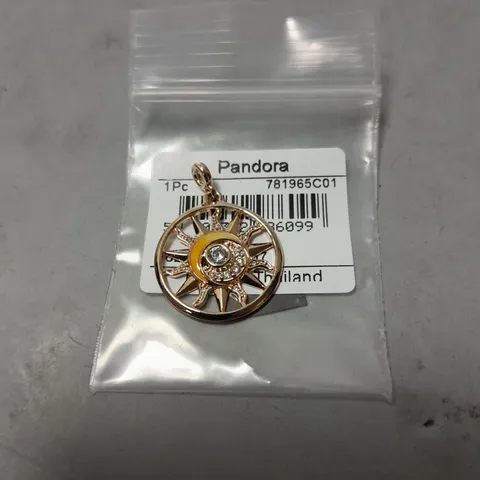 PANDORA SUN THEMED NECKLACE PENDANT