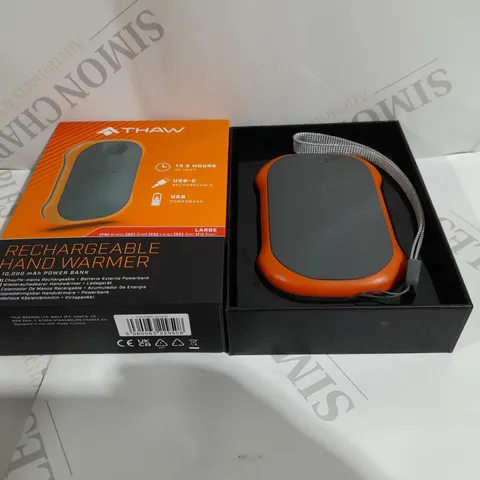 BOXED THAW HAND WARMER IN GREY