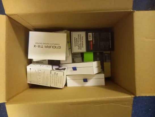 APPROXIMATELY 20 BOXED E-CIGARETTES TO INCLUDE VAPORESSO, VOOPOO, ASPIRE ETC