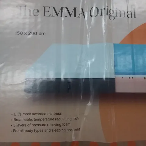 (BOXED) THE EMMA ORIGINAL MATTRESS COLOUR: WHITE  SIZE: 90 x 190CM