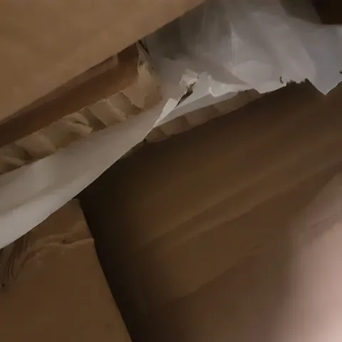 BOXED LARSON WHITE TRIPLE WARDROBE (1 BOX ONLY) (INCOMPLETE)