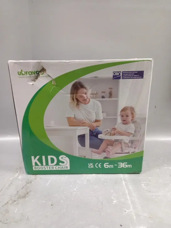 BOXED UBRAVOO KIDS BOOSTER CHAIR - 6M-36M