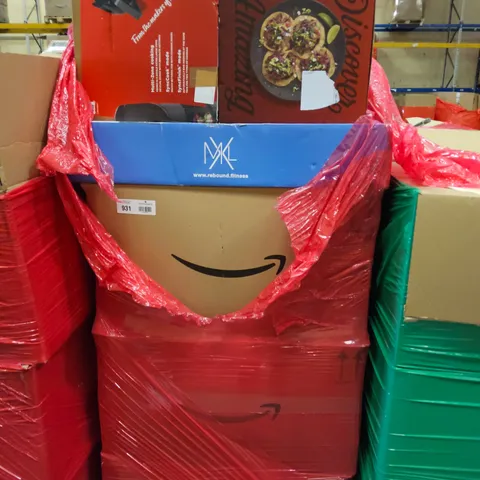 PALLET CONTAINING 6 CASES OF ASSORTED ITEMS, INCLUDING, MXL FITNESS MATS, INSTANT VORTEX AIR FRYER, SPEAKER MOUNTS