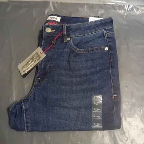 TOMMY HILFIGER LADIES SKINNY FIT MID RISE JEANS SIZE 8