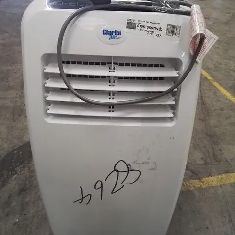 CLARKE AIR AC7050 PORTABLE AIR CONDITIONING UNIT