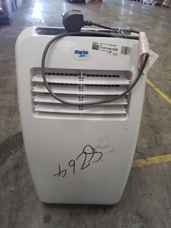 CLARKE AIR AC7050 PORTABLE AIR CONDITIONING UNIT