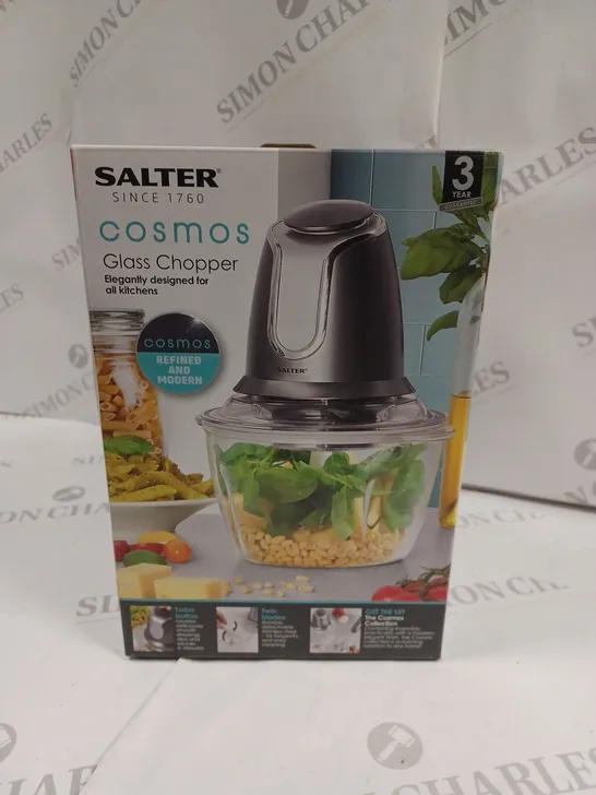 BOXED SALTER COSMOS GLASS CHOPPER