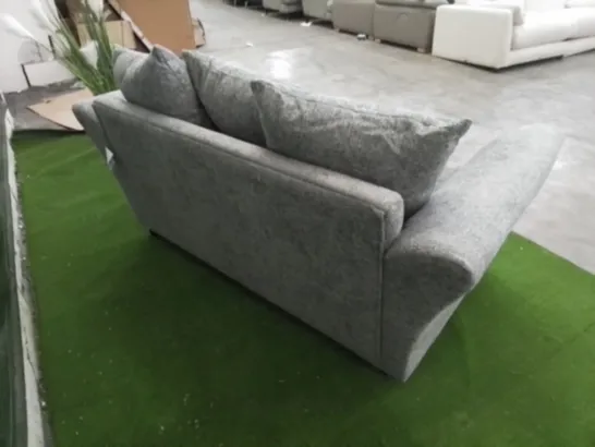 DESIGNER GREY FABRIC TWO SEATER SOFA