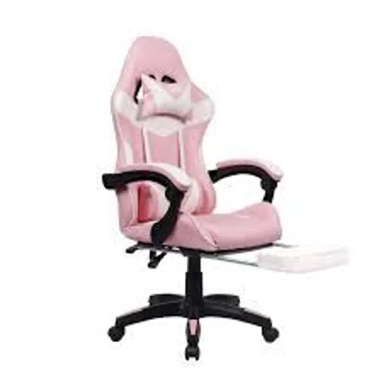 BOXED SIT BETTER WORK HARDER GAMING LOUNGER IN PINK 