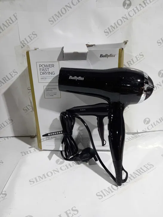 BOXED BABYLISS POWER SMOOTH 2400 HAIR DRYER 