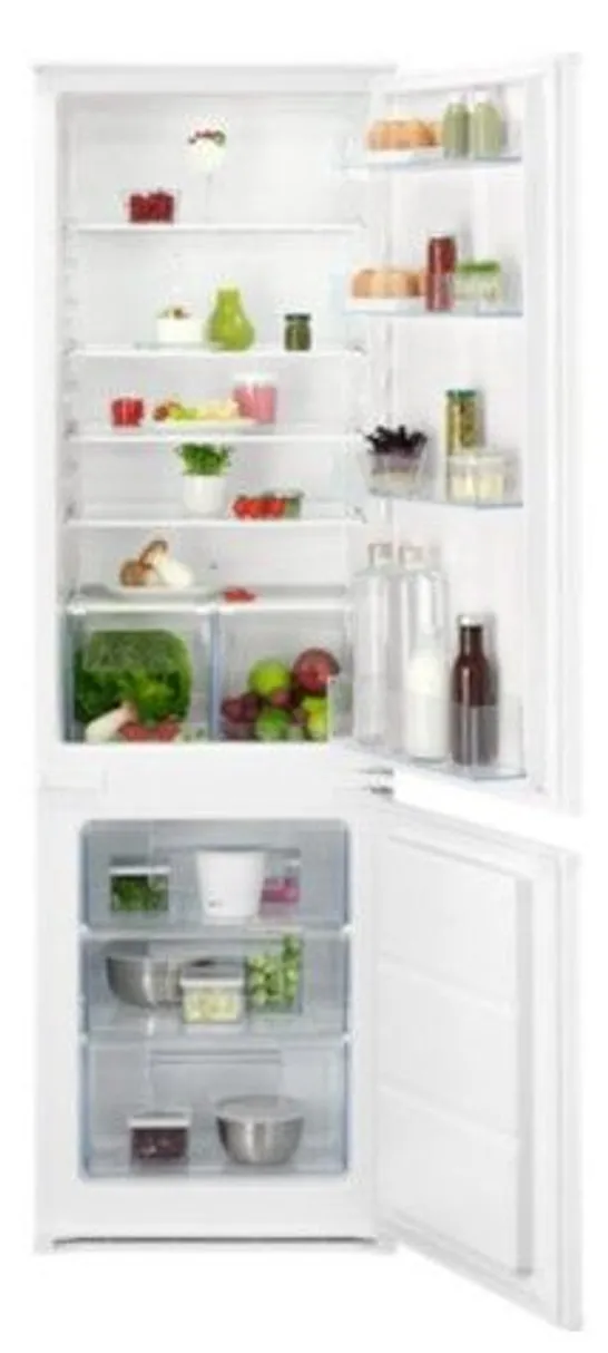 AEG OSC5S181ES LOW FROST INTEGRATED FRIDGE FREEZER, SLIDING HINGE, 70/30 RRP £500