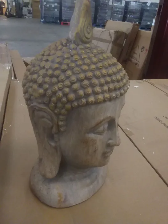 BOXED BUDDHA HEAD  