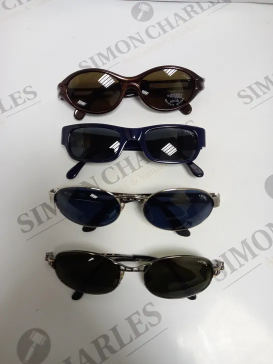 APPROXIMATELY 10 ASSORTED DE RIGO STING SUNGLASSES TO INCLUDE MODELS 4244, 4209, 6101, 6107 ETC.