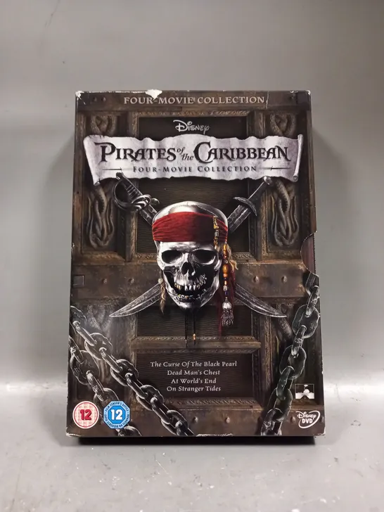 PIRATES OF THE CARIBBEAN FOUR MOVIE DVD COLLECTION 