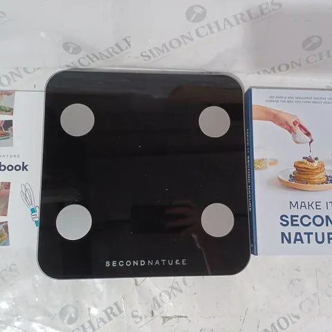 BOXED SECOND NATURE VITALITY RECIPE BOOK & BLUETOOTH SCALES SET