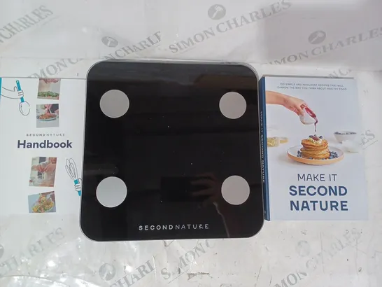 BOXED SECOND NATURE VITALITY RECIPE BOOK & BLUETOOTH SCALES SET