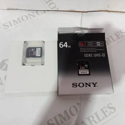 BOXED SONY 64GB SDXC UHS-II CARD