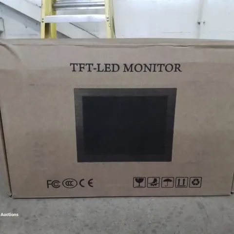 A BOXED TFT-LED MONITOR WITH AV PORTS 