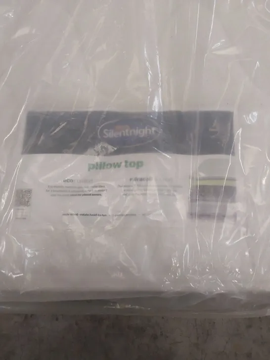 QUALITY BAGGED SILENTNIGHT 4'6" DOUBLE SIZE MIRACOIL MATTRESS 