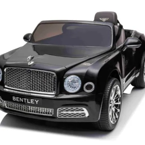 BRAND NEW BOXED BENTLEY MULSANNE 12V ELECTRIC KIDS CAR BLACK 