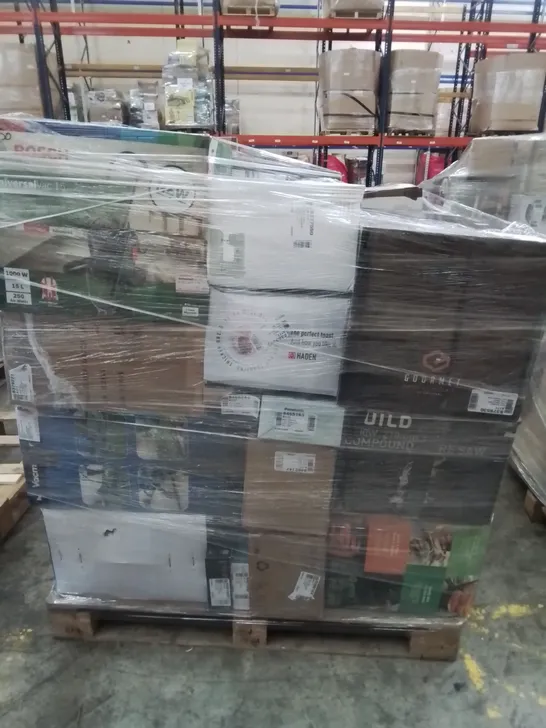 PALLET OF APPROXIMATELY 55 UNPROCESSED RAW RETURN HOUSEHOLD AND ELECTRICAL GOODS TO INCLUDE;