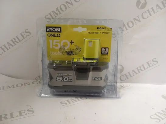 RYOBI ONE+ 18V LITHIUM BATTERY