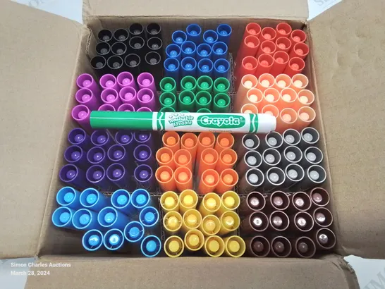 BRAND NEW BOXED CRAYOLA 144 MARKER CLASS PACK