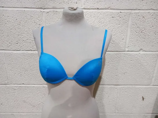 APPROXIMATELY 33 BLUE DIAMANTE BRA SIZE 32B