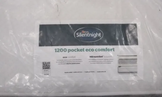 QUALITY BAGGED SILENTNIGHT ECO COMFORT POCKET SPRUNG KING SIZE 5' MATTRESS