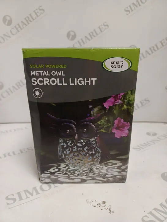 SMART SOLAR SOLAR SILHOUETTE OWL LIGHT