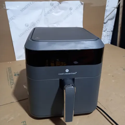 BOXED COOK'S ESSENTIALS 5.8L AIR FRYER IN SLATE GREY