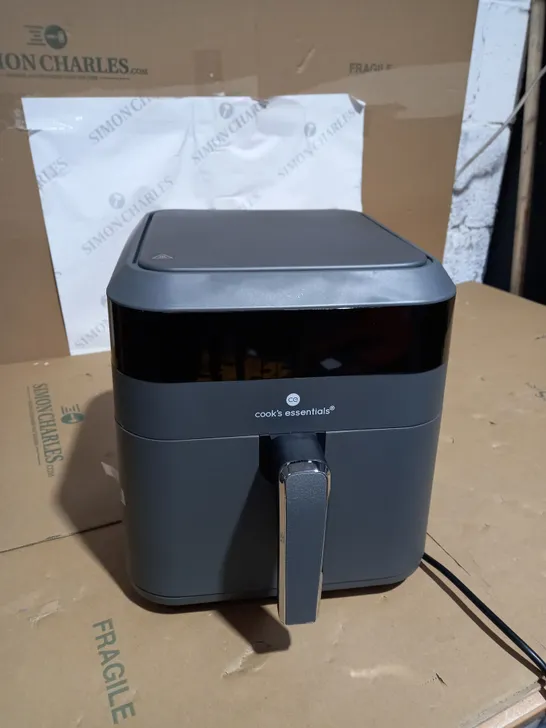 BOXED COOK'S ESSENTIALS 5.8L AIR FRYER IN SLATE GREY