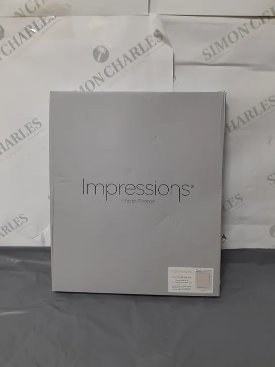 IMPRESSIONS SILVER PLATED PHOTO FRAME 8" X 10"