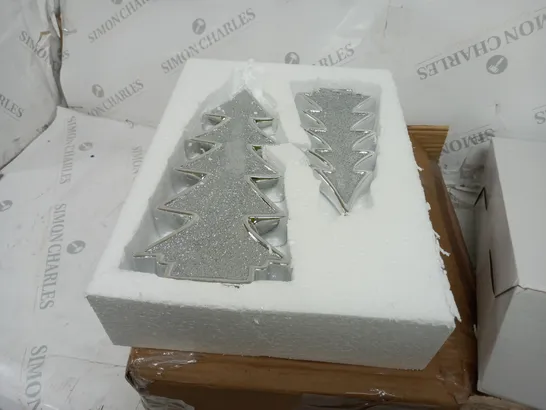 JULEN MACDONALD SET OF 2 GLITTER TREES