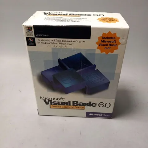 BOXED MICROSOFT VISUAL BASIC 6.0 DELUXE LEARNING EDITION